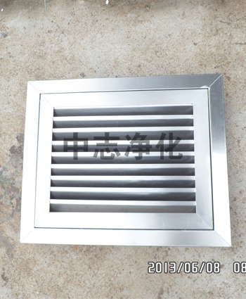 不锈钢可开回风百叶窗