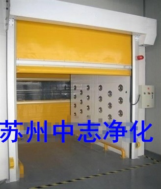自动卷帘门货淋通道